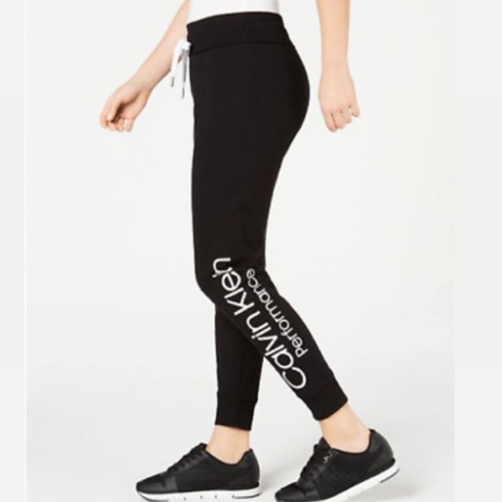 Calvin Klein black and white sweatpants